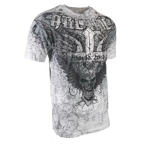 Maglietta Uomo Archaic By Affliction – Nero, Vestibilità Classica, Cotone Morbido